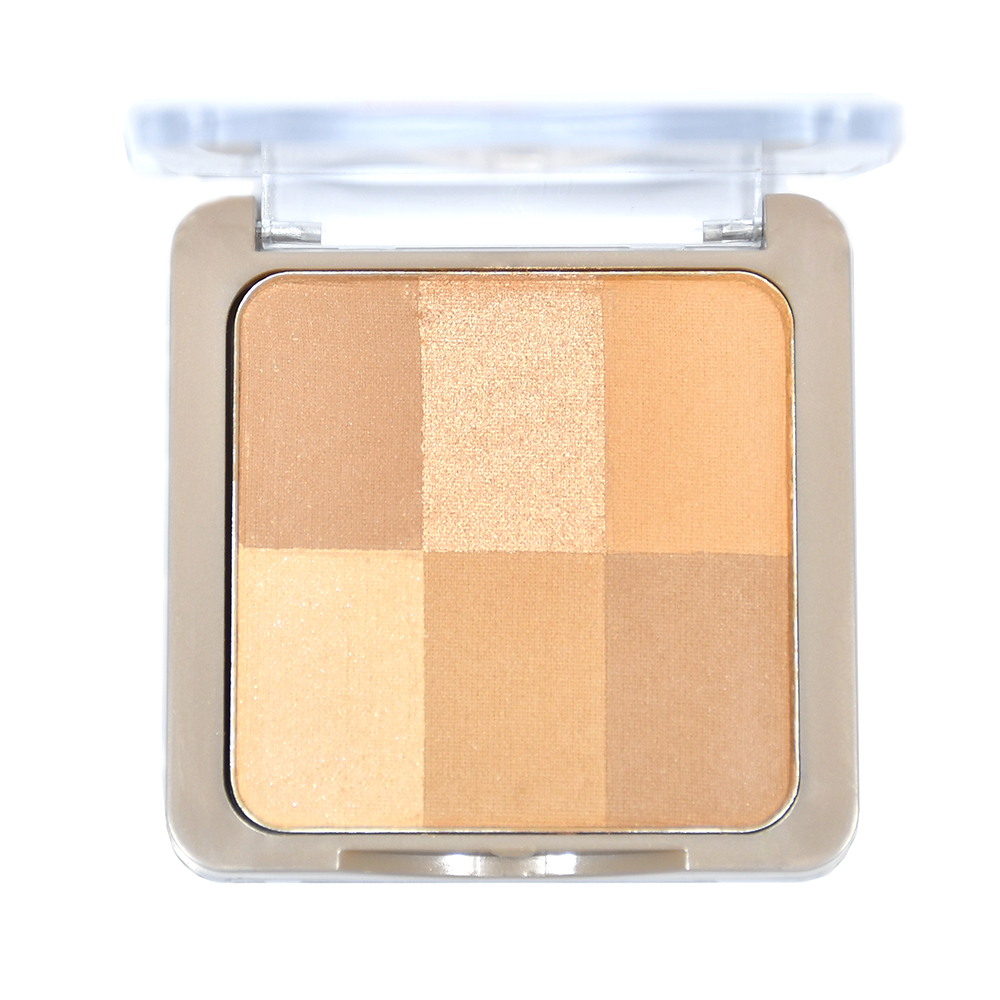 highlighter on bare skin